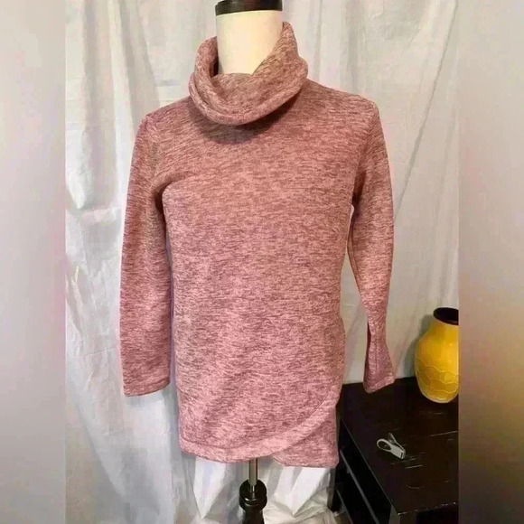 Lands' End Tops - EUC Lands’ End Women’s Fleece Lined Pullover. Size Small. Cowel neck.